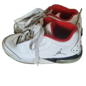 Air‎ Jordan big fund GS shoes sneakers big boy size 5.5Y white red bv6434 100